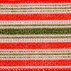 2.5"x10yd Orange Green Stripe Ribbon - view 2 of 2