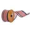 Vickerman 2.5" x 10 Yards Orange Black Ribbon - view 1 of 2
