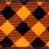 2.5"x10yd Orange Black Plaid Ribbon - view 2 of 2