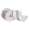 Vickerman 4"x5yd Jeweled Wired Edge Ribbon - view 1 of 2