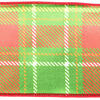 Vickerman 4"x10YD Plaid Wired Edge Ribbon - view 4 of 4
