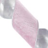 4"x10yd Light Pink/Silver Woven Ribbon - view 2 of 4