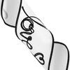 4"x10yd White/Black Love Print Ribbon - view 2 of 4