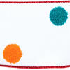 4"x10yd White Fuzzy Dot Ribbon - view 4 of 4