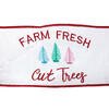 4"x10yd White/Red Farm Fresh Tree Ribbon - view 3 of 4