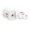 4"x10yd White Fa La La Tree Ribbon - view 1 of 4