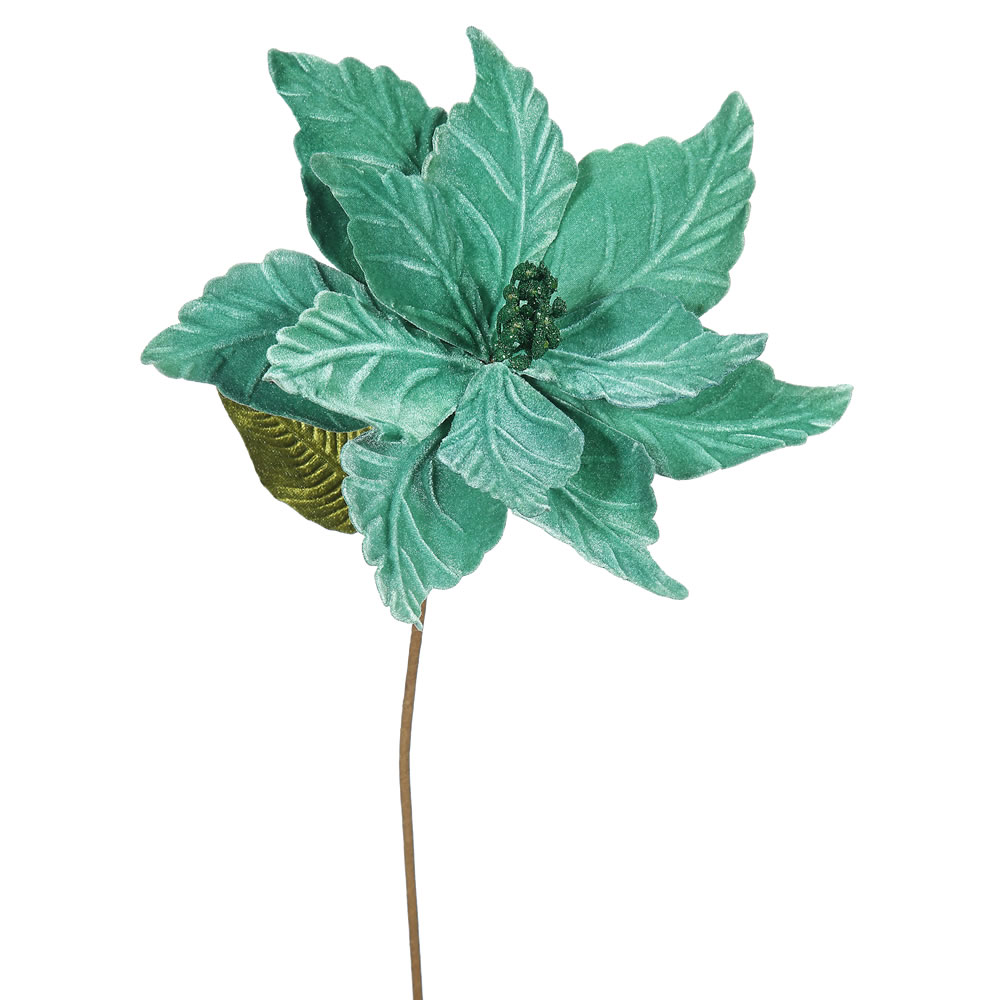 Vickerman 22" Poinsettia Aritificial Christmas Pick
