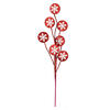 20" Red/White Snowflake Spray 6/Bag - view 1 of 2