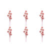 20" Red/White Snowflake Spray 6/Bag - view 2 of 2