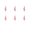 20" Red/White Pom Spray 6/Bag - view 2 of 2
