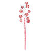 20" Red/White Swirl Spray 6/Bag - view 1 of 2