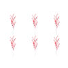 20" Red/White Candy Cane Spray 6/Bag - view 2 of 2