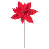 Vickerman 17" Poinsettia Stem - view 1 of 5