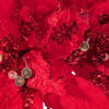 Vickerman 17" Poinsettia Stem - view 4 of 5