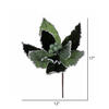Vickerman 17" Glitter Poinsettia Stem - view 2 of 2