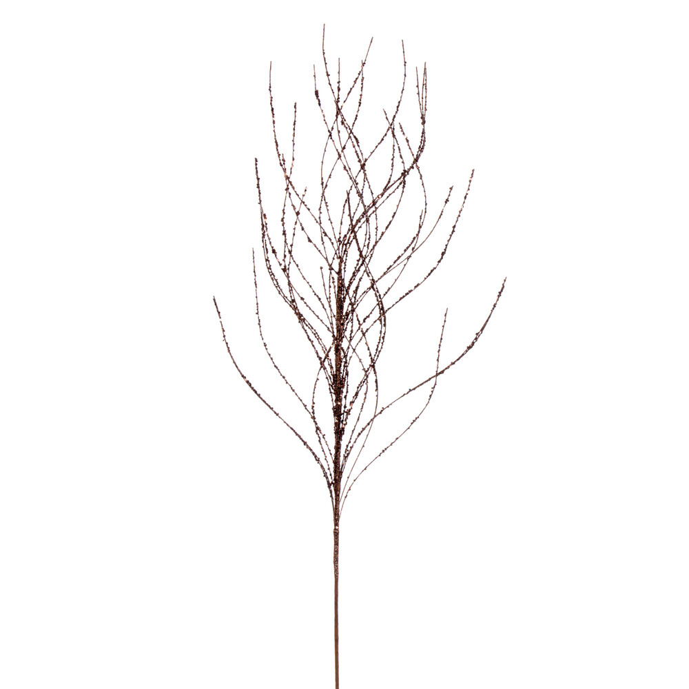 Vickerman 37" Wavy Twig Glitter Spray