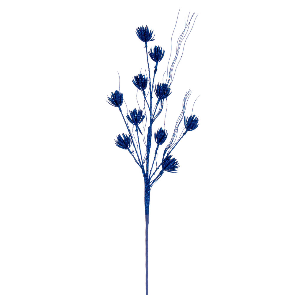 Vickerman 30" Mini Flower Glitter Spray