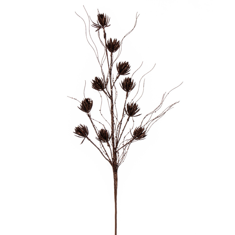 Vickerman 30" Mini Flower Glitter Spray