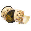 4"x5yd Gold Trim Mirrors Ribbon - view 1 of 3