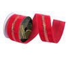 Vickerman 2.5"x5yd Velvet Drop Jewel Ribbon - view 1 of 3