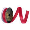 1"x10yd Red Velvet Luster Ribbon - view 1 of 3