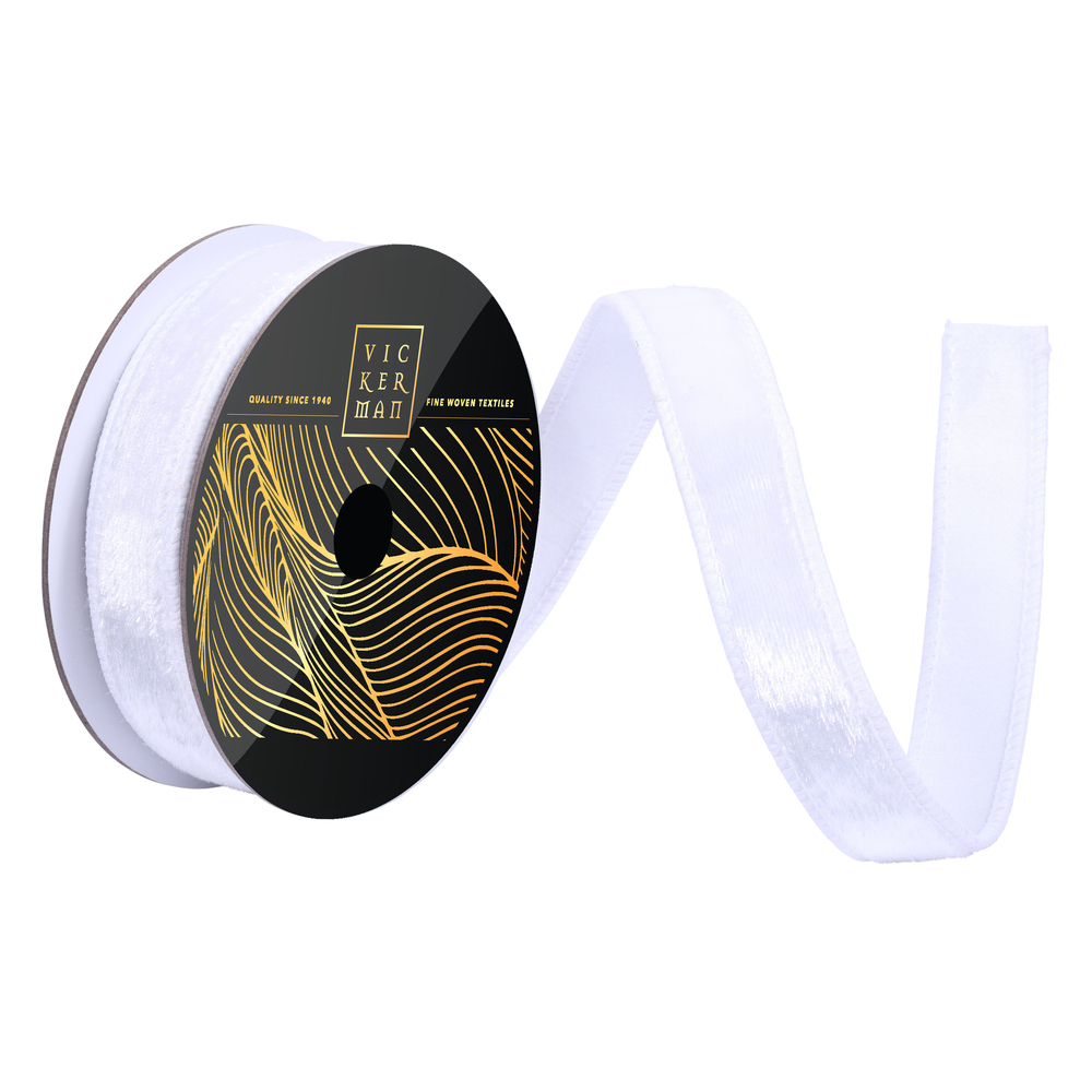 Vickerman 10yd Velvet Luster Wired Ribbon