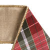Vickerman Gray Bias Perth Plaid Gold Fused Ribbon - view 3 of 3