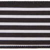 Vickerman 4" x 10yd Sheldon Belver Black and White Stripe Double Ribbon - view 3 of 3