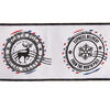 4"x5yd White North Pole Deer Ribbon - view 3 of 3
