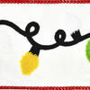 4"x5yd White Tri Colour Branch Ribbon - view 3 of 3