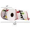 4"x5yd White/Pink/Blue/Green/Red Ribb - view 2 of 4