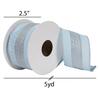 Vickerman 2.5" x 5yd Glitter Dori Trim Dupion Ribbon - view 2 of 3