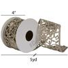 Vickerman 4" x 5yd Laser Cut Trim Ribbon - view 2 of 3