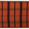 Vickerman Orange Dupion Plaid Ribbon - view 3 of 3