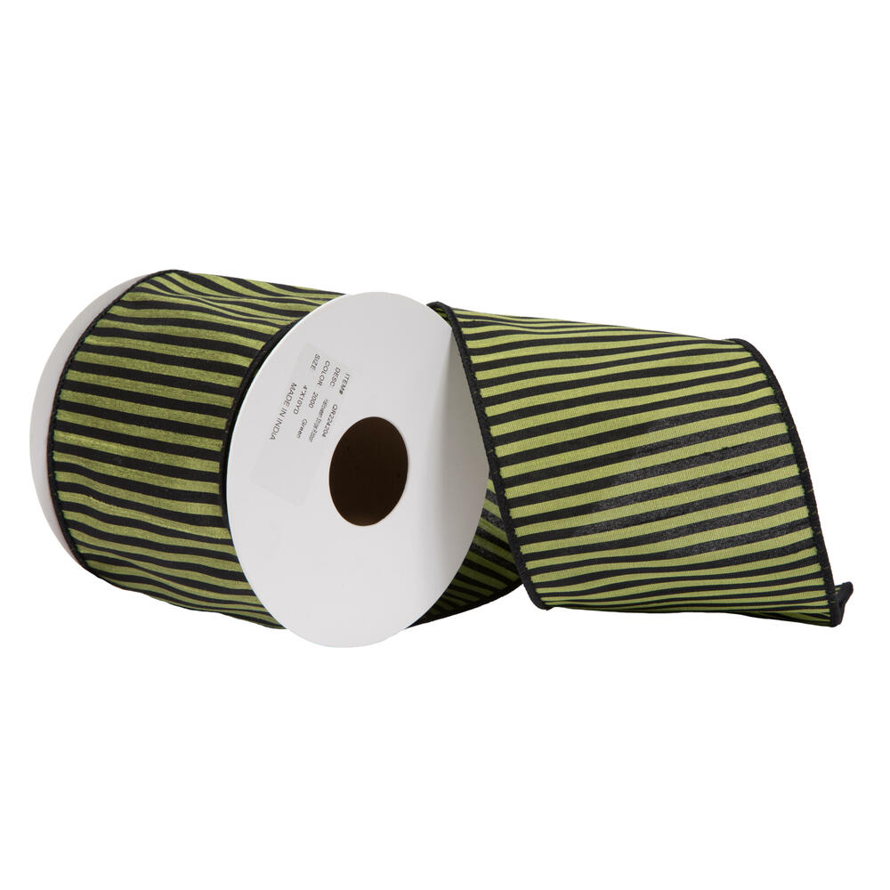 Vickerman Halloween Stripe Ribbon