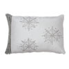 14"x20" Banded Snowflake Pillow - view 1 of 4