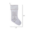 8"x19" Pointed Beaded Stocking - view 2 of 2