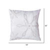 18"x18" Beaded Snowflakes Pillow - view 2 of 3