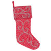 8"x19" Filigree Scroll Stocking - view 1 of 2