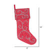 8"x19" Filigree Scroll Stocking - view 2 of 2