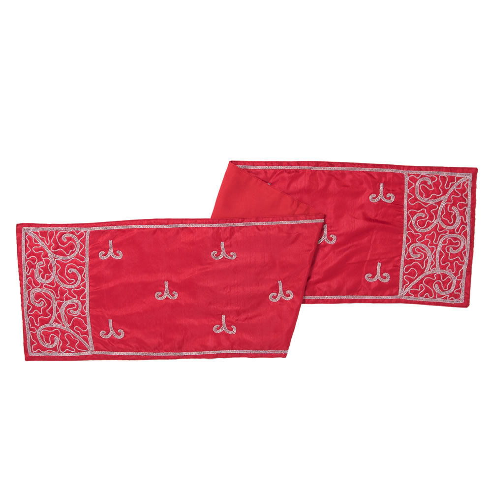 Vickerman Filigree Scroll Christmas Textile Collection
