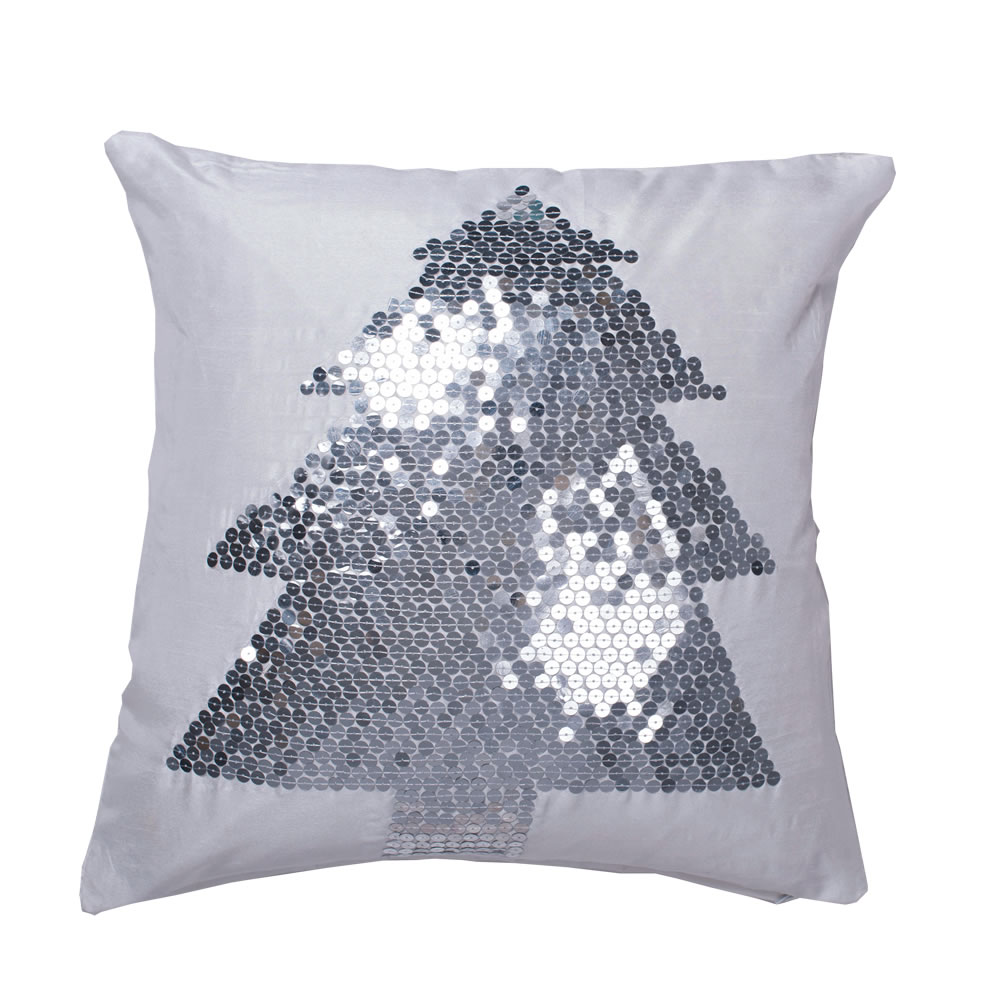 18"x18" Sequin Tree Pillow