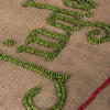 8"x19" Burlap Jingle Stocking - view 3 of 3