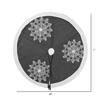 60" Winter Snowflake Tree Skirt - view 5 of 5