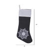 8"x19" Winter Snowflake Stocking - view 2 of 3