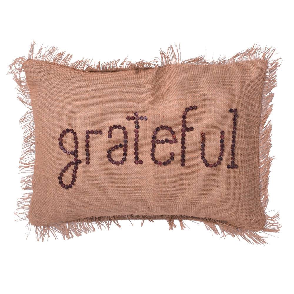 14"x20" Grateful Pillow