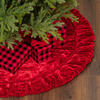 Vickerman Plush Velvet Christmas Tree Skirt - view 2 of 5