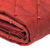 52" Burgundy Quilt Stitch Jewl Treeskirt - view 3 of 5