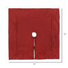 52" Burgundy Quilt Stitch Jewl Treeskirt - view 5 of 5