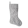 21" Gray Quilt Stitch Jewel Stocking - view 1 of 2